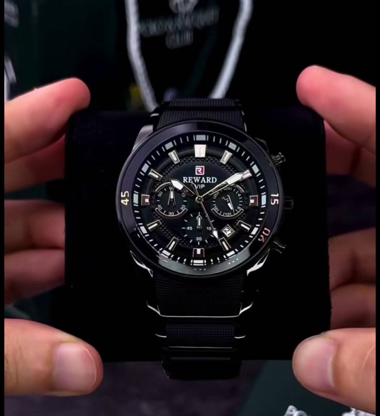 REWARD Big Dial Executive ,Waterproof Men's Watches