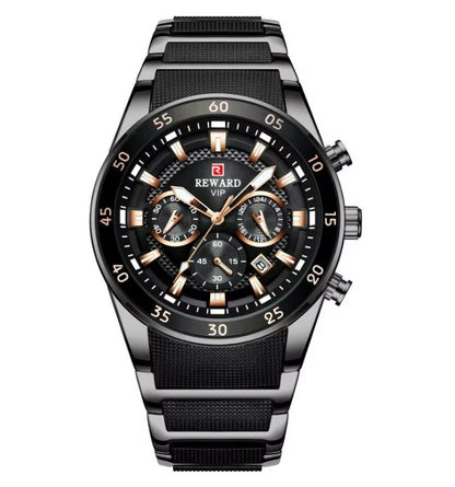 REWARD Big Dial Executive ,Waterproof Men's Watches