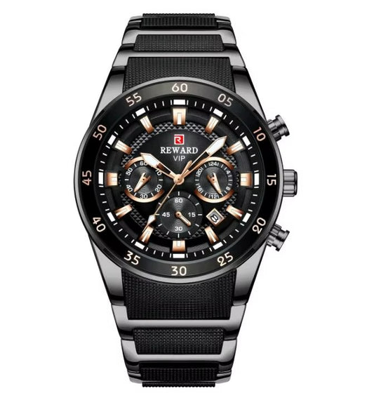 REWARD Big Dial Executive ,Waterproof Men's Watches