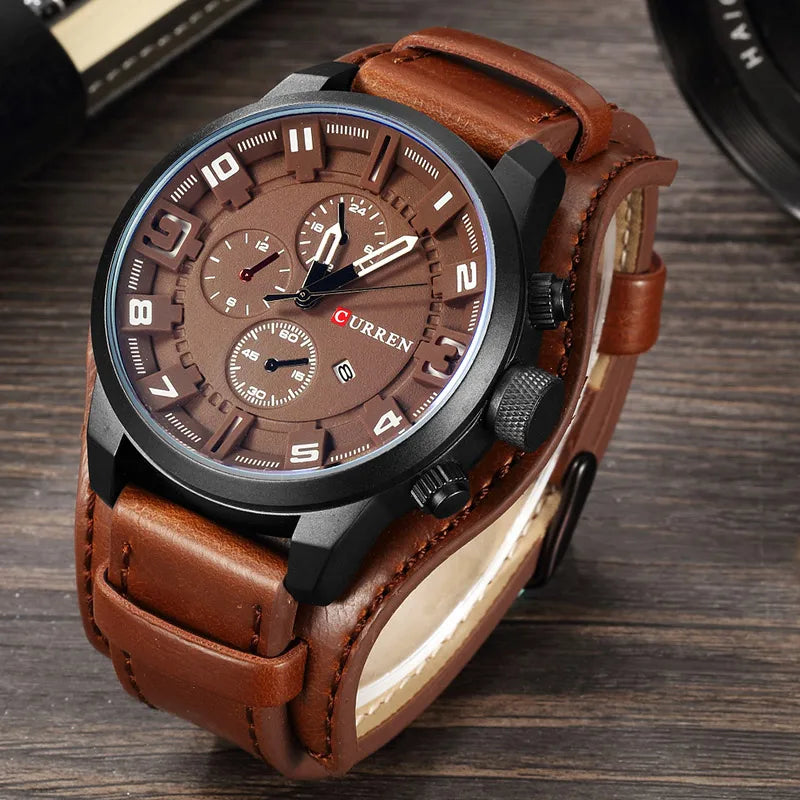 CURREN Leather -Watch 8225