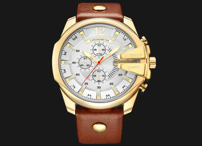 CURREN Brand Leather Watch-8176