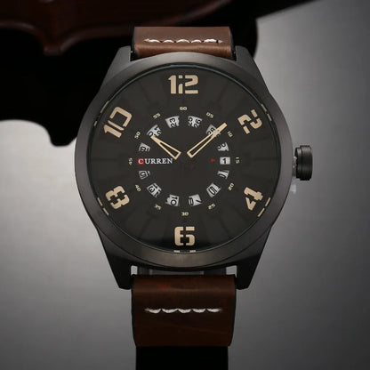 Casual Luxury Watches Leather-8258
