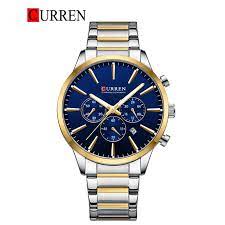 CURREN Stainless Steel Watch For Men With Brand Box