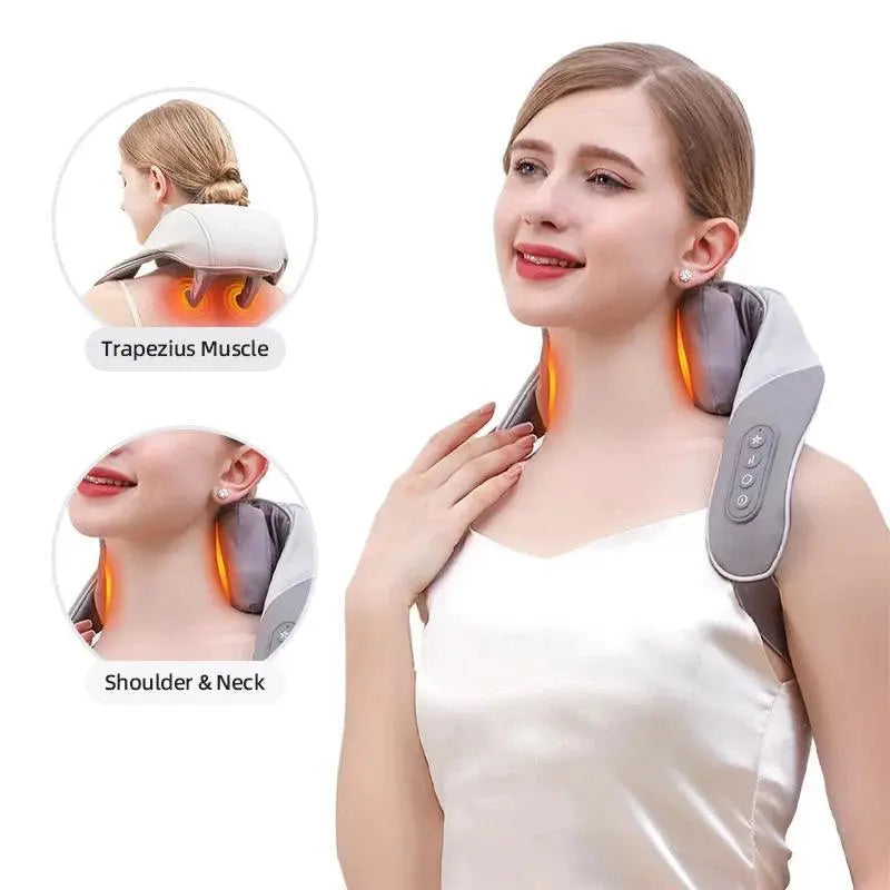 Full-Body Kneading Massager – For Neck, Shoulder, Back & Waist Relief